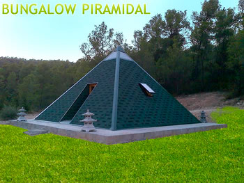 Casa de campo piramidal