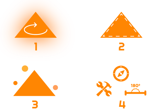 CONSTRUCCIÓN DE PIRÁMIDES